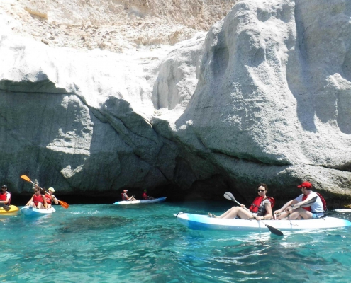Kayak en Cabo de Gata