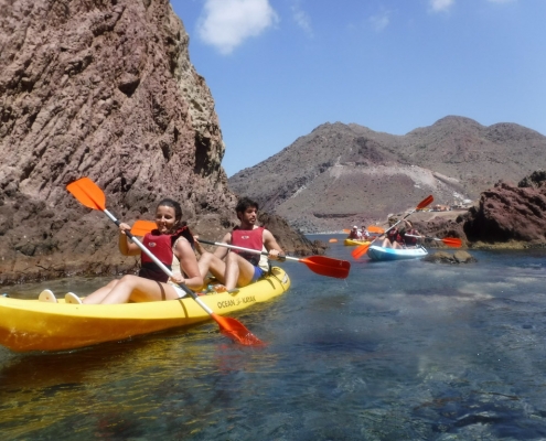 Ruta de Kayak en Cabo de Gata